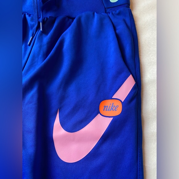 Nike Blue Athletic Sweatpants with Zippers on legs - Picture 5 of 6